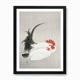 Rooster And Hen (1900 1930), Ohara Koson Art Print