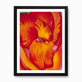 Georgia O'Keeffe - Red Canna , 1924 Art Print