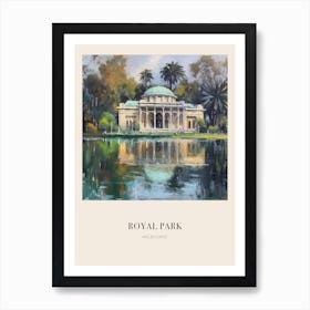 Royal Park Melbourne Australia 2 Vintage Cezanne Inspired Poster Art Print