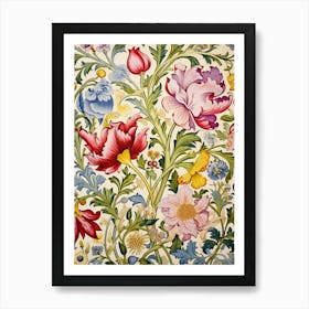 William Morris Floral Tapestry Art Print