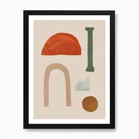 Shapes From Rome Art Print