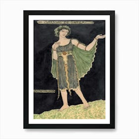 Design For Costume For Boschnymph (1910), Richard Roland Holst Art Print