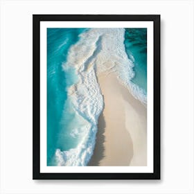 Beach - Beach Stock Videos & Royalty-Free Footage 6 Art Print