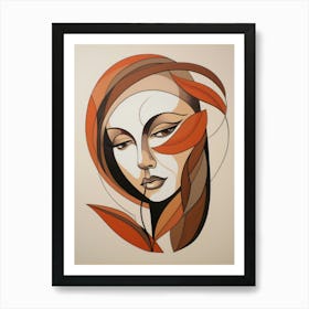 Abstract Of A Woman 5 Art Print