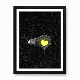 Light Bulb Art Print