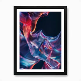 Abstract Smoke 7 Art Print