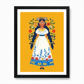 Mexican Girl 3 Art Print