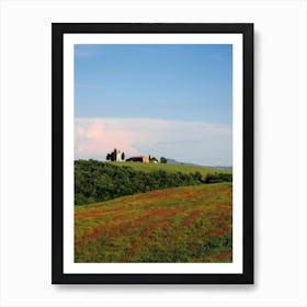 Italy Tuscany Villa 2 Art Print