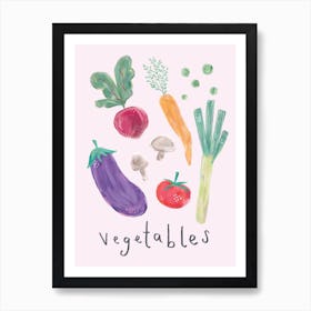 Vegetables Art Print