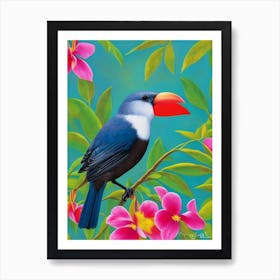 Cowbird 1 Tropical bird Art Print