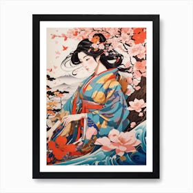 Geisha 8 Art Print