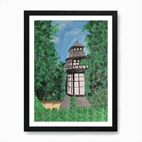 Plas Newydd Gardens Art Print