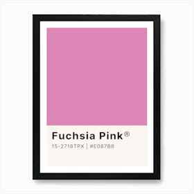 Fuschia Pink Art Print