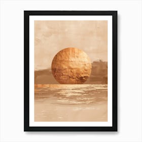 Golden sun Art Print