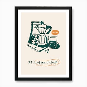 It'S Coffee Time Affiche