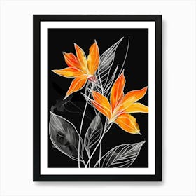 Bird Of Paradise 71 Art Print