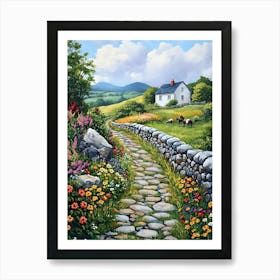 Rolling Hills Of Ireland 12 Art Print