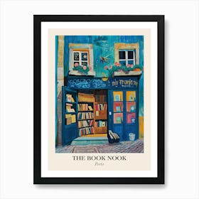 Porto Book Nook Bookshop 3 Poster Art Print