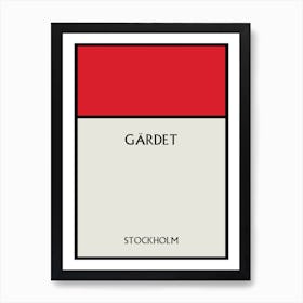 Gärdet Stockholm Sweden Art Print