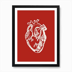 Human Heart Art Print