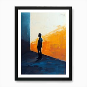 Man Minimalism 1 Art Print