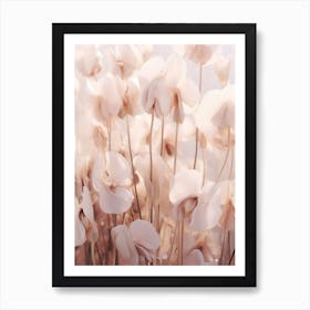 Boho Dried Flowers Cyclamen 2 Art Print