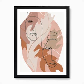Connected Art Print