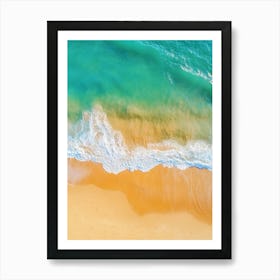 Aerial View Of The Beach 16 Art Print