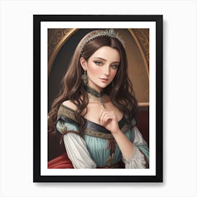 Portrait Of A Princess Art Print