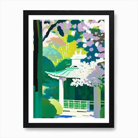 Meiji Shrine Inner Garden, 1, Japan Abstract Still Life Art Print