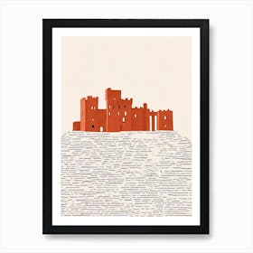 Blarney Castle 2 County Cork Boho Landmark Illustration Art Print