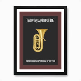 Jazz Odyssey Festival 1965 Concert  Art Print