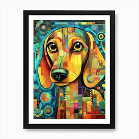 Cute Dachshund Poster