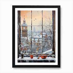Winter Cityscape London United Kingdom 5 Art Print