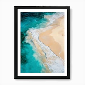 Aerial View Of A Beach 62 Art Print