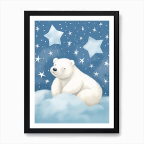 Sleeping Polar Bear 1 Art Print