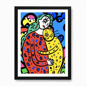 Cheethas Lady Clemyart Art Print