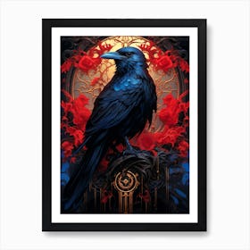 Crow Art Art Print