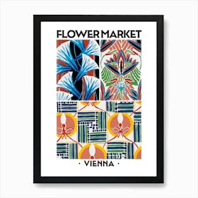 Flower Market Vienna Eugene Seguy Vintage Botanical Art Print