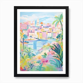 Genoa, Italy Colourful View 1 Art Print