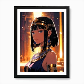 Cleopatra Portrait Artwork 8 Art Print