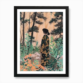 In The Garden Nara Park Japan 1 Art Print