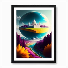 Radiant Aura Art Print