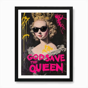 God Save the Queen Art Print