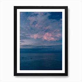 Positano Sunset Art Print