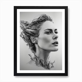 Portrait Of A Woman Art Print