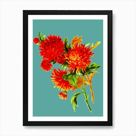 Chrysanthemums 1 Art Print