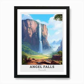 Angel Falls Travel Art Print