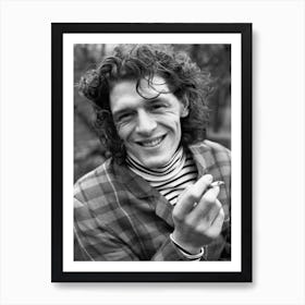 Marco Pierre White In Black And White 2 Art Print