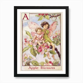 The Apple Blossom Fairy - Victorian Fairies by Cicely Mary Barker in HD Art Print